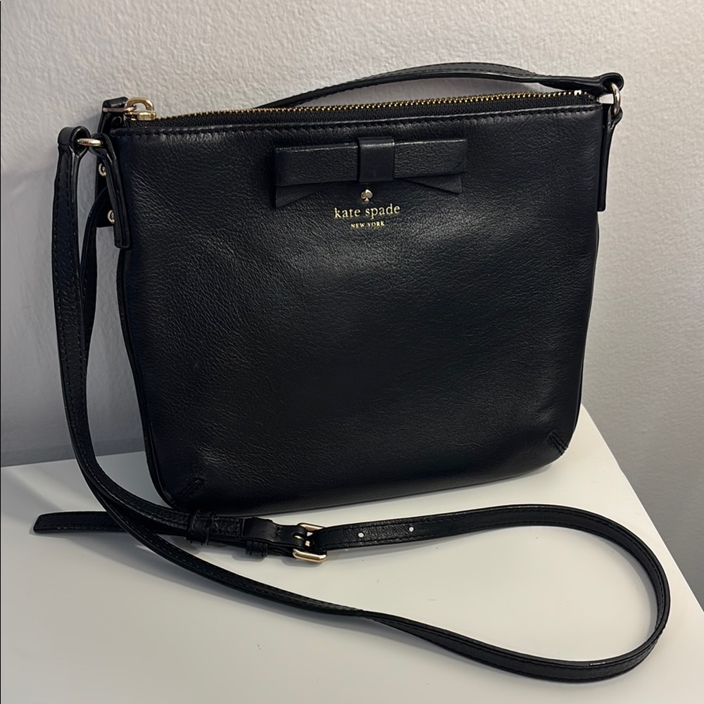 Kate Spade Black Crossbody Bow Bag